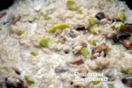 Risotto with mushrooms: original recipes in the best Italian traditions