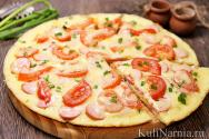 Pizza para os mais preguiçosos - como cozinhar rapidamente um gostoso incrível em uma frigideira de um pão