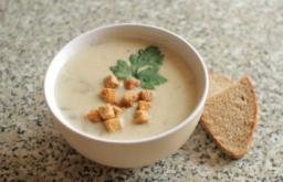 Cream of mushroom soup without broth