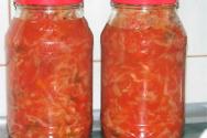 Ukusne rajčice i kupus za zimske recepte za kuhanje Priprema mariniranog kupusa s rajčicama za zimu