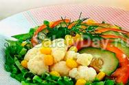 Salada de cogumelos e couve-flor Receitas deliciosas de salada de couve-flor