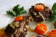 Beef liver cutlets
