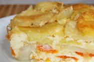 Casserole with potatoes and fish in the oven: recipes