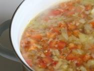 Sopa de purê de batata Receita de sopa vegetariana de vegetais para 9 pessoas