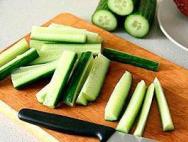 Korean-style cucumbers with meat - step-by-step recipe with photos